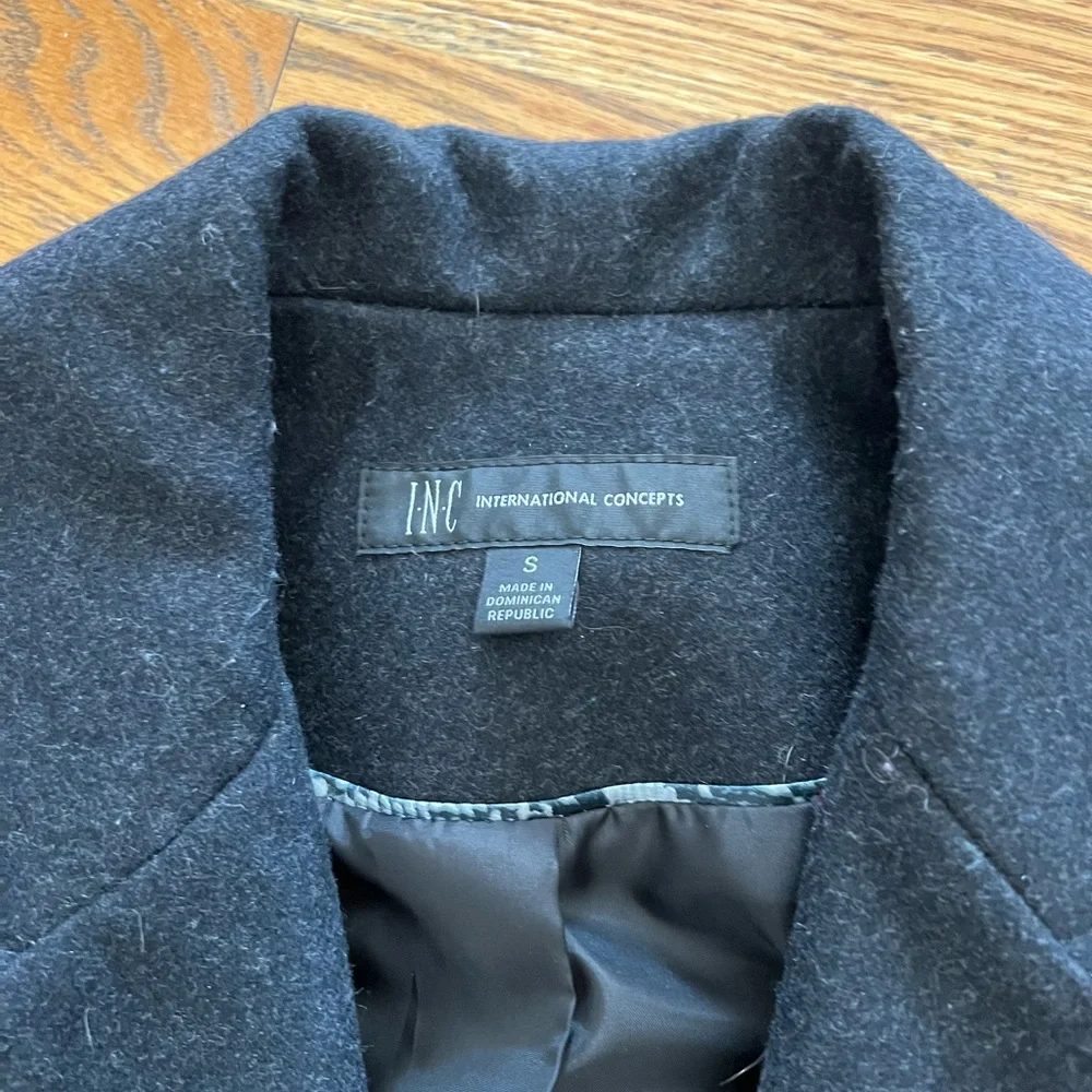 Women’s INC Tapered Wool Walker Coat - Picture 5 of 5